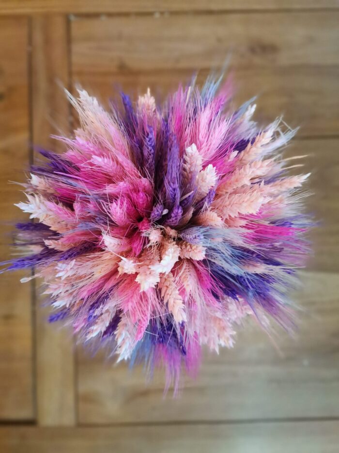 Melírovaná ružová z klasov – Obrázok 3