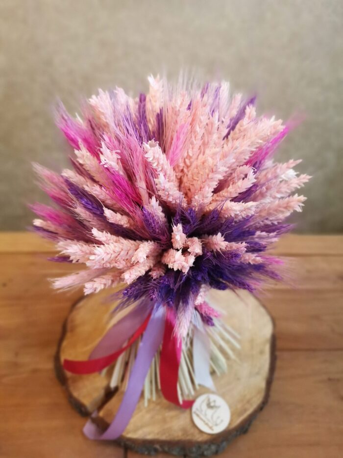 Melírovaná ružová z klasov – Obrázok 4