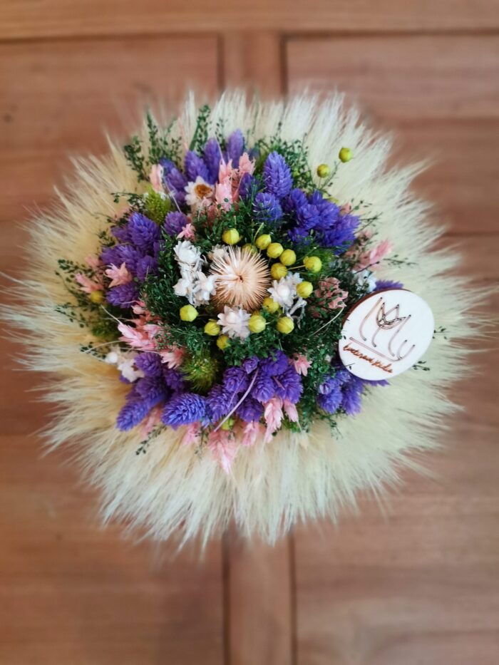 Krémová s fialovo ružovou – Obrázok 3