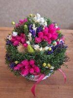 Sušené kvety v keramike-cyklamenová – Obrázok 2