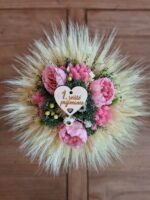 Stredná gratulačná,  ružové pivonie – Obrázok 3