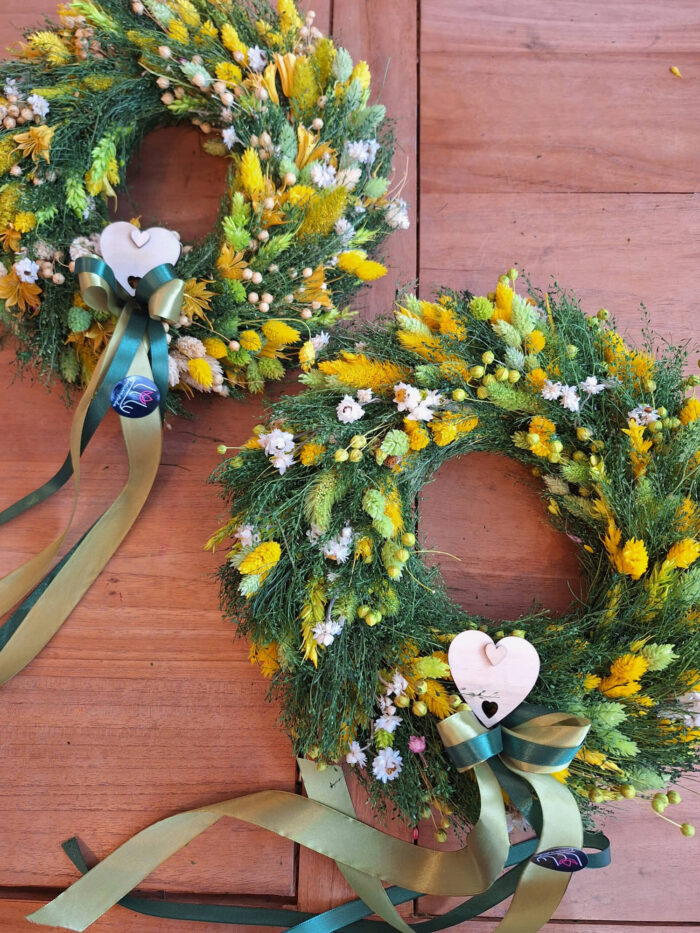 Venček so srdiečkom - žltý – Obrázok 3