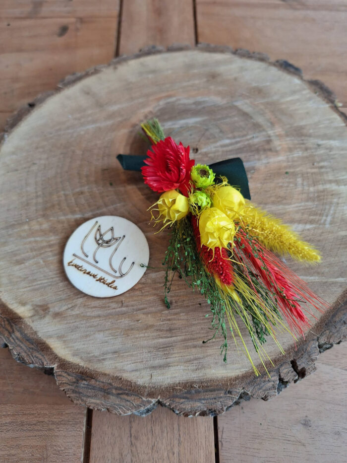 Svadobný set žlto červený – Obrázok 3