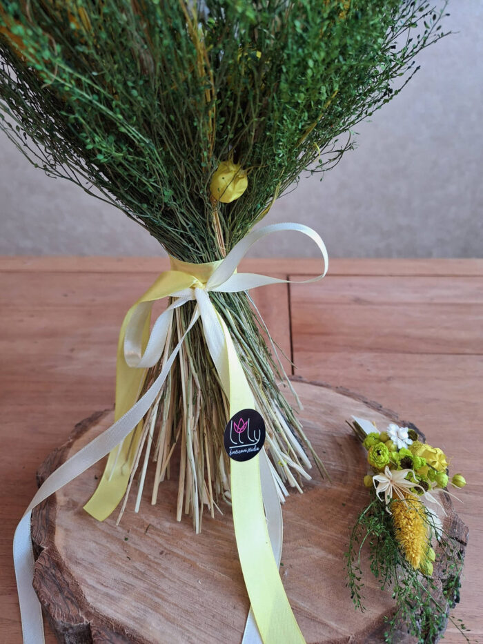 Svadobný set žltý – Obrázok 3