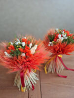 Stredná  kytica oranžová