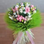 Jablčkovo zelena s ružovou