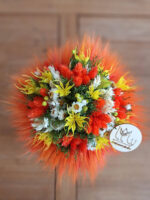 Ohnivo oranžová  so žltou – Obrázok 2