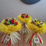 Folklórna žltá  s červenou