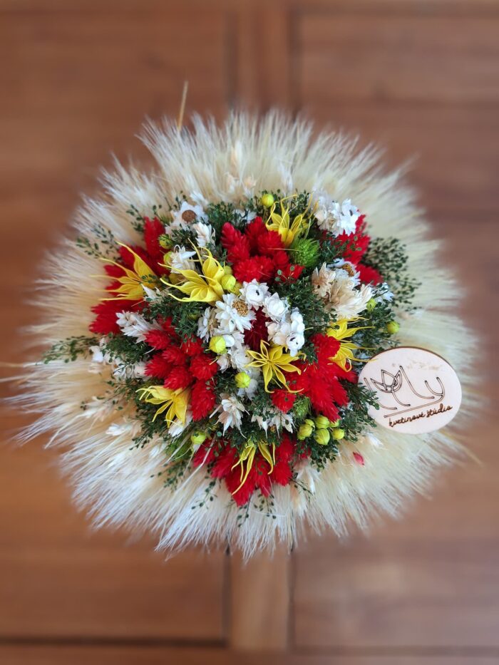 Krémová so žlto  červenou – Obrázok 2