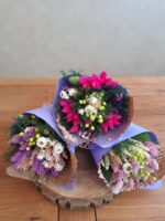 Kornút sušených kvetov  - fialový