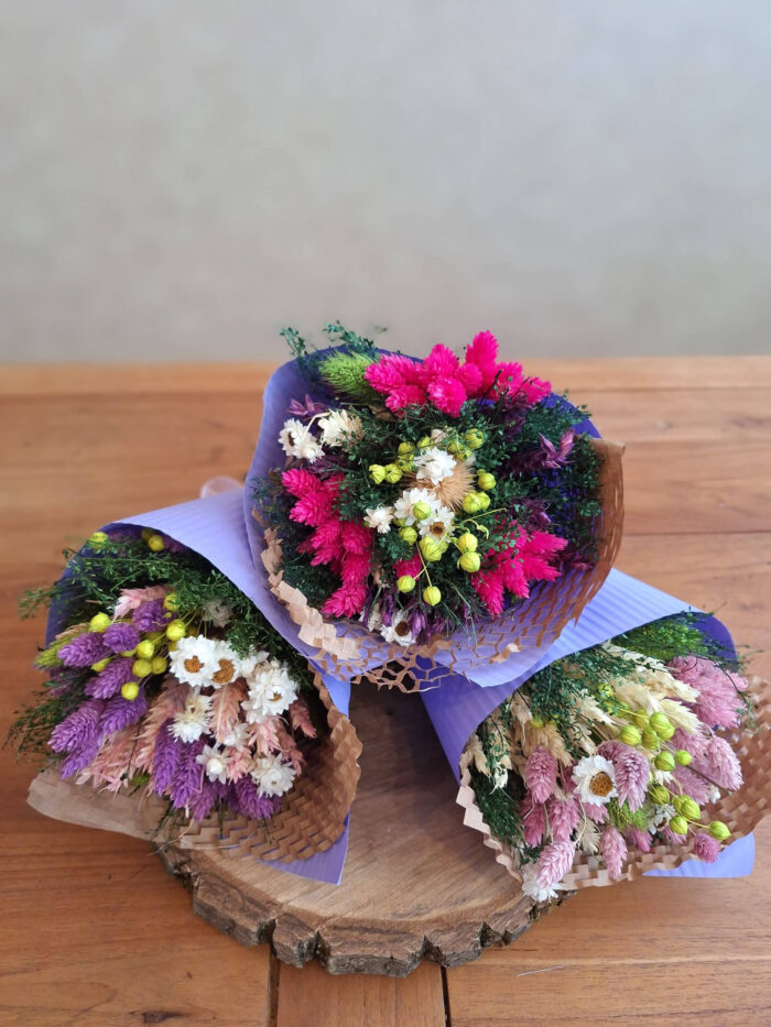 Kornút sušených kvetov  - fialový – Obrázok 4