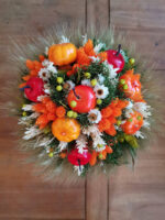 Jesenná prírodná kytica - oranžová – Obrázok 3