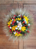 Prírodná kytica, žlto - červená – Obrázok 3