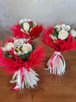 Stredná  kytica s ružami