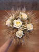 Prírodná  kytica s ružami – Obrázok 3