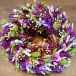 Fialovo, ružovo, zelený