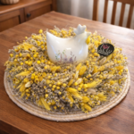 Jarný venček so sliepočkou