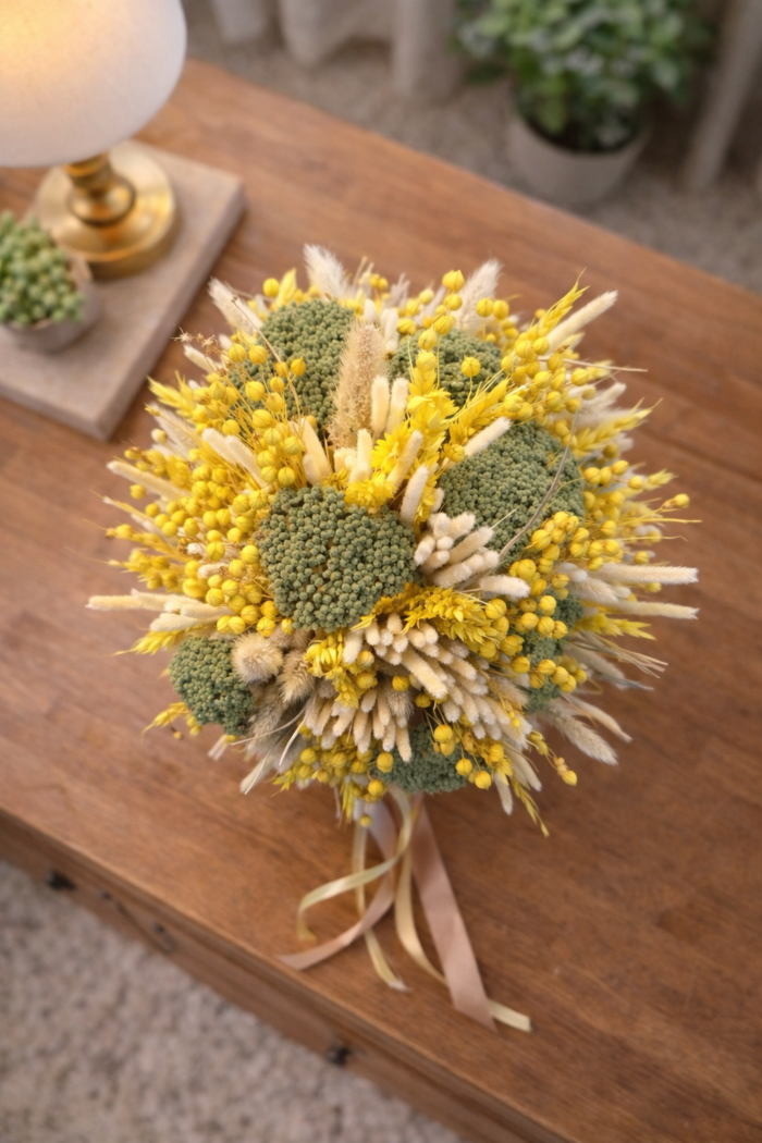 Vysoký  step sušených tráv-žltý – Obrázok 2